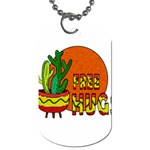 Cactus - free hugs Dog Tag (Two Sides) Back