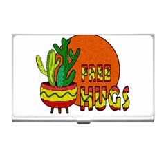 Cactus - Free Hugs Business Card Holders by Valentinaart