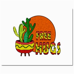 Cactus - Free Hugs Mini Button Earrings