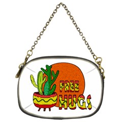 Cactus - Free Hugs Chain Purses (two Sides)  by Valentinaart