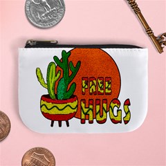 Cactus - Free Hugs Mini Coin Purses by Valentinaart