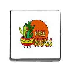 Cactus - Free Hugs Memory Card Reader (square) by Valentinaart