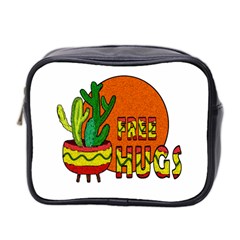 Cactus - Free Hugs Mini Toiletries Bag 2-side by Valentinaart