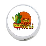 Cactus - free hugs 4-Port USB Hub (Two Sides)  Back