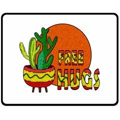 Cactus - Free Hugs Fleece Blanket (medium) 