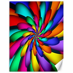 Star Flower Color Rainbow Canvas 18  X 24  