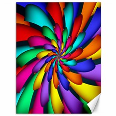 Star Flower Color Rainbow Canvas 36  X 48  