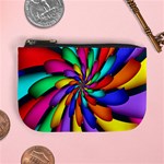 Star Flower Color Rainbow Mini Coin Purses Front