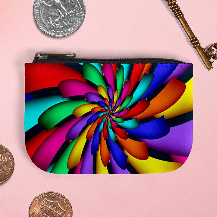 Star Flower Color Rainbow Mini Coin Purses