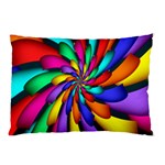 Star Flower Color Rainbow Pillow Case (Two Sides) Front