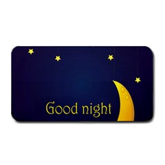 Star Moon Good Night Blue Sky Yellow Light Medium Bar Mats by Mariart