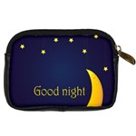 Star Moon Good Night Blue Sky Yellow Light Digital Camera Cases Back