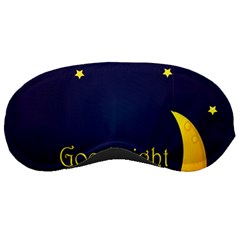 Star Moon Good Night Blue Sky Yellow Light Sleeping Masks by Mariart