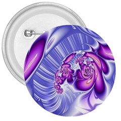 Space Stone Purple Silver Wave Chevron 3  Buttons by Mariart