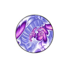 Space Stone Purple Silver Wave Chevron Hat Clip Ball Marker (4 Pack) by Mariart