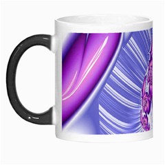 Space Stone Purple Silver Wave Chevron Morph Mugs by Mariart