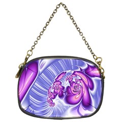 Space Stone Purple Silver Wave Chevron Chain Purses (one Side)  by Mariart