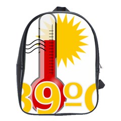 Thermometer Themperature Hot Sun School Bags(large) 