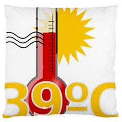 Thermometer Themperature Hot Sun Large Cushion Case (one Side) by Mariart