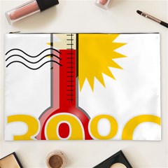 Thermometer Themperature Hot Sun Cosmetic Bag (xxl)  by Mariart