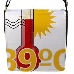 Thermometer Themperature Hot Sun Flap Messenger Bag (s) by Mariart