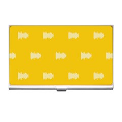 Waveform Disco Wahlin Retina White Yellow Business Card Holders by Mariart