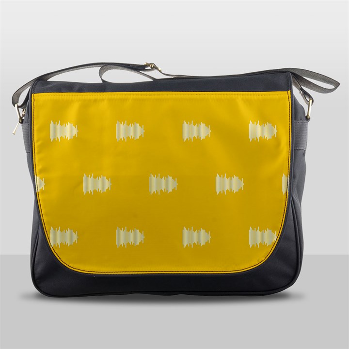 Waveform Disco Wahlin Retina White Yellow Messenger Bags