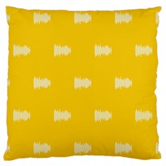 Waveform Disco Wahlin Retina White Yellow Large Cushion Case (one Side) by Mariart