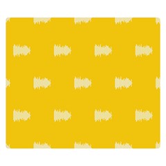 Waveform Disco Wahlin Retina White Yellow Double Sided Flano Blanket (small)  by Mariart