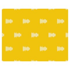 Waveform Disco Wahlin Retina White Yellow Double Sided Flano Blanket (medium)  by Mariart