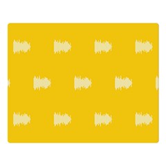 Waveform Disco Wahlin Retina White Yellow Double Sided Flano Blanket (large)  by Mariart