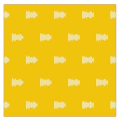 Waveform Disco Wahlin Retina White Yellow Large Satin Scarf (square) by Mariart