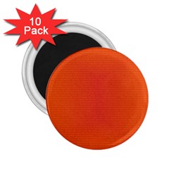 Scarlet Pimpernel Writing Orange Green 2 25  Magnets (10 Pack) 