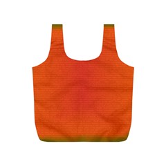 Scarlet Pimpernel Writing Orange Green Full Print Recycle Bags (s) 