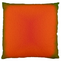 Scarlet Pimpernel Writing Orange Green Standard Flano Cushion Case (one Side) by Mariart