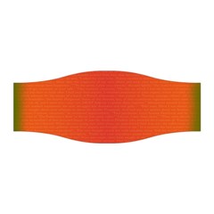 Scarlet Pimpernel Writing Orange Green Stretchable Headband