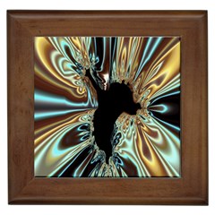 Silver Gold Hole Black Space Framed Tiles