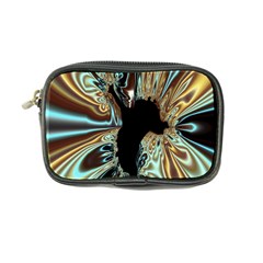 Silver Gold Hole Black Space Coin Purse by Mariart