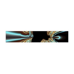 Silver Gold Hole Black Space Flano Scarf (mini) by Mariart