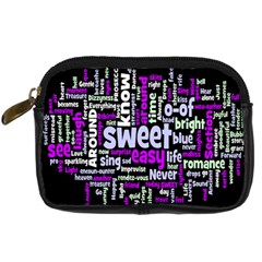 Writing Color Rainbow Sweer Love Digital Camera Cases