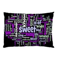 Writing Color Rainbow Sweer Love Pillow Case (two Sides) by Mariart