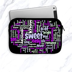 Writing Color Rainbow Sweer Love Apple Ipad Mini Zipper Cases by Mariart