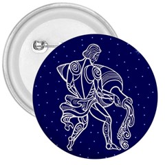 Aquarius Zodiac Star 3  Buttons