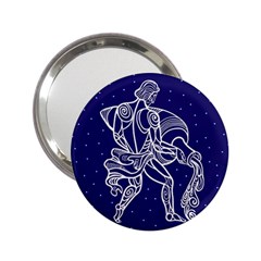 Aquarius Zodiac Star 2 25  Handbag Mirrors by Mariart