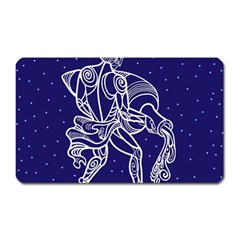 Aquarius Zodiac Star Magnet (rectangular) by Mariart