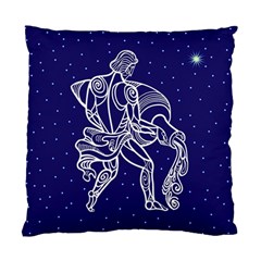 Aquarius Zodiac Star Standard Cushion Case (one Side) by Mariart