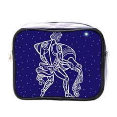 Aquarius Zodiac Star Mini Toiletries Bags