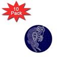 Aries Zodiac Star 1  Mini Buttons (10 pack)  Front