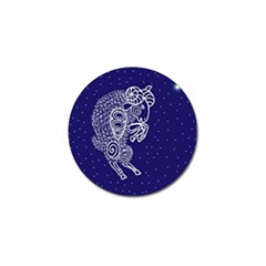 Aries Zodiac Star Golf Ball Marker by Mariart