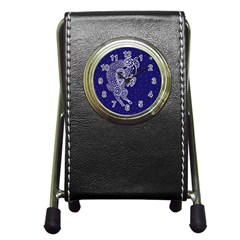 Aries Zodiac Star Pen Holder Desk Clocks by Mariart